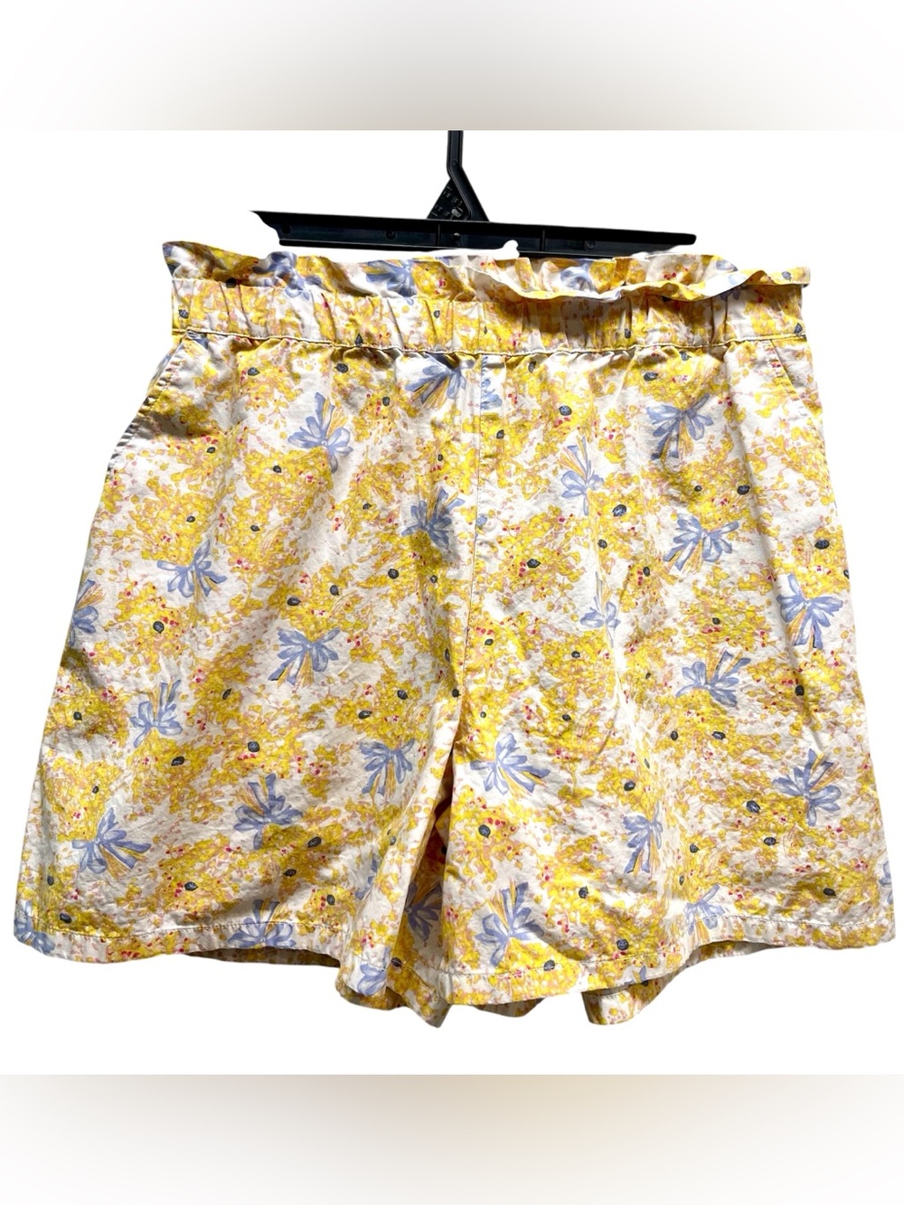 Paul & Joe Girls Size 13 High Waisted Shorts Floral Print Side Pockets